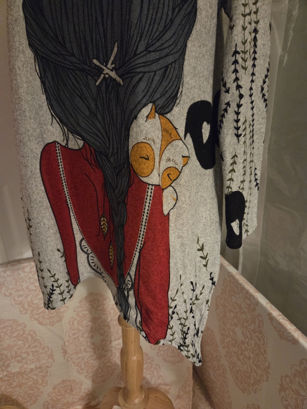 Seusyu Cartoon Game "Character" Shirt - Sweater - Dress - Top Asymmetrical Side - Picture 2 of 15